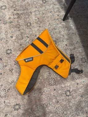 Ruffwear Bright Orange Dog PFD with Black Accents